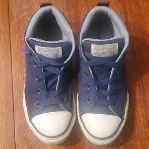 Converse size 4 big kids high top mesh fabric